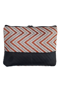 Striped Cosmetic Bag