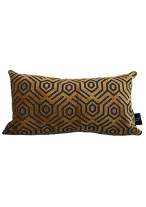 Golden Maze Pillow