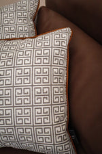 Load image into Gallery viewer, Brown Phila Pillow
